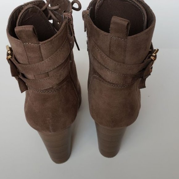 Square Toe Boots Short Heel Size 9 Wild Diva - Picture 5 of 9